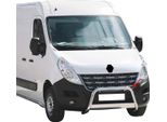 Barra Di Protezione Del Paraurti Anteriore Per Renault Master 2010-2018 ø63Mm Acciaio Argento
