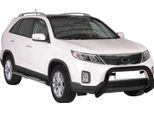 Barra Di Protezione Paraurti Anteriore Per Kia Sorento 2012-2015 ø76Mm Acciaio Nero Protezione