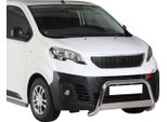 Barra Di Protezione Paraurti Anteriore Per Peugeot Expert 2016-2025 ø63Mm Acciaio Argento