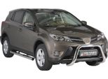 Barra Di Protezione Paraurti Anteriore Per Toyota RAV4 XA40 2013-2015 ø76Mm Acciaio Argento