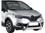 Barra Di Protezione Del Paraurti Anteriore Per Renault Captur 2017-2019 ø63Mm Acciaio Argento
