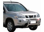Barra Di Protezione Paraurti Anteriore Per Nissan X-Trail 2007-2010 ø63Mm Acciaio Argento