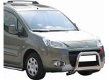 Barra Di Protezione Del Paraurti Anteriore Per Peugeot Partner 2008-2015 ø63Mm Acciaio Argento