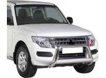 Barra Di Protezione Paraurti Anteriore Per Mitsubishi Pajero 2015-2021 ø63Mm Acciaio Silver
