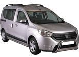 Barra Di Protezione Paraurti Anteriore Per Dacia Dokker 2012-2017 ø63Mm Acciaio Protezione Argento