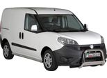 Barra Di Protezione Paraurti Anteriore Per Fiat Doblo 2015-2022 ø63Mm Acciaio Protezione Argento