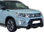 Barra Di Protezione Paraurti Anteriore Per Suzuki Vitara 2019-2025 ø63Mm Acciaio Nero