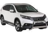 Barra Di Protezione Paraurti Anteriore Per Honda CR-V 2012-2015 ø63Mm Acciaio Protezione Argento