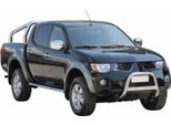 Barra Di Protezione Paraurti Anteriore Per Mitsubishi L200 2006-2009 ø63Mm Acciaio Argento