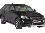 Barra Di Protezione Paraurti Anteriore Per Volvo XC60 2013-2017 ø63Mm Acciaio Protezione Argento