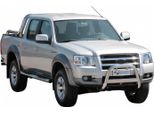 Barra Di Protezione Paraurti Anteriore Per Ford Ranger 2007-2009 ø63Mm Acciaio Protezione Argento