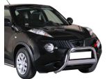 Barra Di Protezione Paraurti Anteriore Per Nissan Juke 2010-2019 ø63Mm Acciaio Protezione Argento