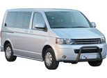 Barra Di Protezione Paraurti Anteriore Per Vw T5 2010-2015 ø63Mm Acciaio Protezione Nera