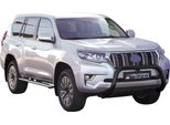 Protezione Paraurti Anteriore Per Toyota Land Cruiser Prado J150 2018-2025 ø76 Nero