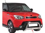 Barra Di Protezione Paraurti Anteriore Per Kia Soul 2013-2017 ø63Mm Acciaio Protezione Argento