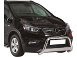 Barra Di Protezione Del Paraurti Anteriore Per Opel Mokka X 2016-2019 ø63Mm Acciaio Protezione Argento