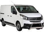 Barra Di Protezione Paraurti Anteriore Per Fiat Talento 2016-2021 ø63Mm Acciaio Protezione Argento