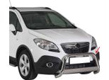 Barra Di Protezione Del Paraurti Anteriore Per Opel Mokka 2012-2016 ø63Mm Acciaio Protezione Argento
