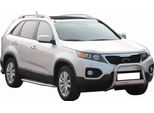 Barra Di Protezione Paraurti Anteriore Per Kia Sorento 2009-2012 ø63Mm Acciaio Protezione Argento