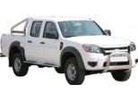 Barra Di Protezione Paraurti Anteriore Per Ford Ranger 2009-2011 ø63Mm Acciaio Protezione Argento