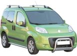 Barra Di Protezione Paraurti Anteriore Per Fiat Fiorino 2008-2016 ø63Mm Acciaio Protezione Argento