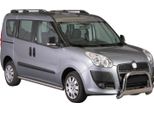 Barra Di Protezione Paraurti Anteriore Per Fiat Doblò 2010-2015 ø63Mm Acciaio Protezione Argento
