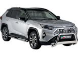 Barra Di Protezione Paraurti Anteriore Per Toyota RAV4 XA50 2019-2025 Hybrid ø63 Grigio Acciaio