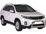 Barra Di Protezione Paraurti Anteriore Per Kia Sorento 2012-2015 ø63Mm Acciaio Protezione Argento