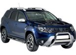 Barra Di Protezione Paraurti Anteriore Per Dacia Duster 2018-2020 ø63Mm Acciaio Protezione Argento