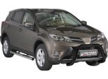 Barra Di Protezione Paraurti Anteriore Per Toyota RAV4 XA40 2013-2015 ø76Mm Acciaio Nero