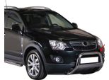 Barra Di Protezione Paraurti Anteriore Per Opel Antara 2011-2015 ø63Mm Acciaio Protezione Argento