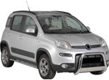 Barra Di Protezione Paraurti Anteriore Per Fiat Panda 4 2012-2022 ø63Mm Acciaio Protezione Argento