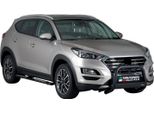 Barra Di Protezione Paraurti Anteriore Per Hyundai Tucson 2018-2021 ø63Mm Acciaio Nero