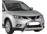 Barra Di Protezione Paraurti Anteriore Per Nissan X-Trail 2015-2017 ø63Mm Acciaio Argento