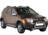 Barra Di Protezione Paraurti Anteriore Per Dacia Duster 2010-2017 ø63Mm Acciaio Protezione Argento