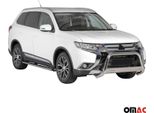 Barra Di Protezione Del Paraurti Anteriore Per Mitsubishi Outlander Phev 2015-2018 ø63 Acciaio