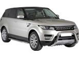 Barra Di Protezione Paraurti Anteriore Per Range Rover Sport 2014-2017 ø76Mm Acciaio Argento