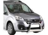 Barra Di Protezione Del Paraurti Anteriore Per Peugeot Partner 2016-2025 ø63Mm Acciaio Argento