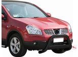 Barra Di Protezione Paraurti Anteriore Per Nissan Qashqai 2007-2010 ø63Mm Acciaio Nero