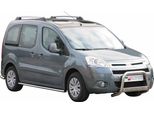 Barra Di Protezione Paraurti Anteriore Per Citroen Berlingo 2008-2014 ø63Mm Acciaio Argento