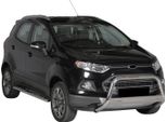 Barra Di Protezione Paraurti Anteriore Per Ford Ecosport 2013-2017 ø63Mm Acciaio Argento