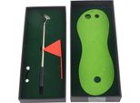 Set Da Golf Da Tavolo Con Putter A Penna, Mini Green E Bandiera, Gioco Di Pratica