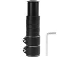 Prolunga Stelo Forcella Bicicletta Lega Di Alluminio Facile Installazione Riser Manubrio Bicicletta Per Mountain Road Bikesnero