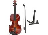 17 Cm Modello Di Violino In Legno In Miniatura Con Supporto Strumento Musicale Decorazione Artigianale Regalo