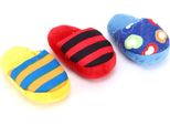 3Pcs Peluche Animale Domestico Stampo Suono Pulizia Denti Protezione Masticare Morsi Giocattolo Interattivo Di Formazione Per I Cani