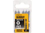 Dewalt Torsion Bit Schlagf. Ph1 50Mm 5Stk