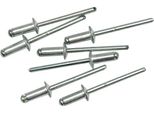 Rivetto In Alluminio 3,2 X 6,4 Mm, 50 Pezzi