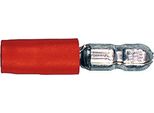 Spina Rotonda Connettore A Crimpare Isolato Sezione: 0,5 - 1,0 Mm², Dimensione Spina: Ø 4 Mm, Rosso (Herth+Buss) Disponibile Solo In Confezioni Da 100 Pezzi, Prezzo Per 100 Pezzi