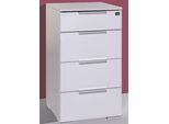 Cassettiera Level Up Cassettiera Da Letto 41X41X74Cm Bianco