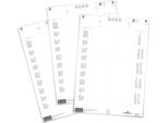 Durable Inserti Di Ricambio 140/90X65 Mm, 80 Pezzi, Bianco, 101002